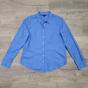 Brooks Brothers Women Blue Button Down Shirt